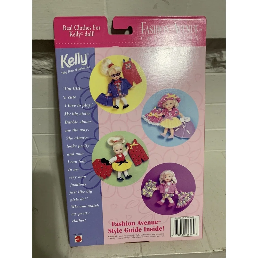 Kelly Fashion Avenue 16696, 2 Outfits, Hat, Coat, Shoes 1997 NIP Vintage